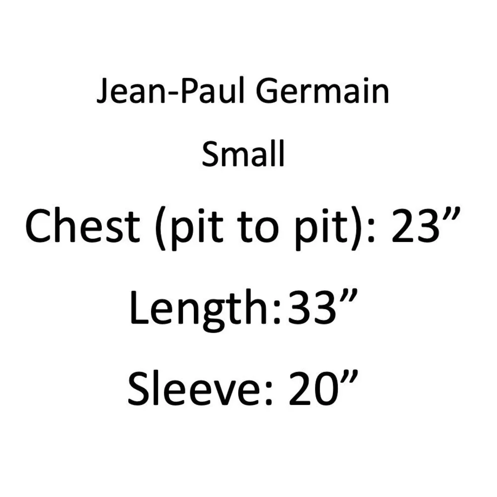 Jean-Paul Germain Jacket Mens Small Black Convertible Car Coat Removeable Vest‎